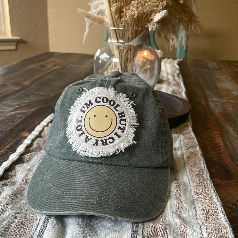 Cool Graphic Olive Green Cap